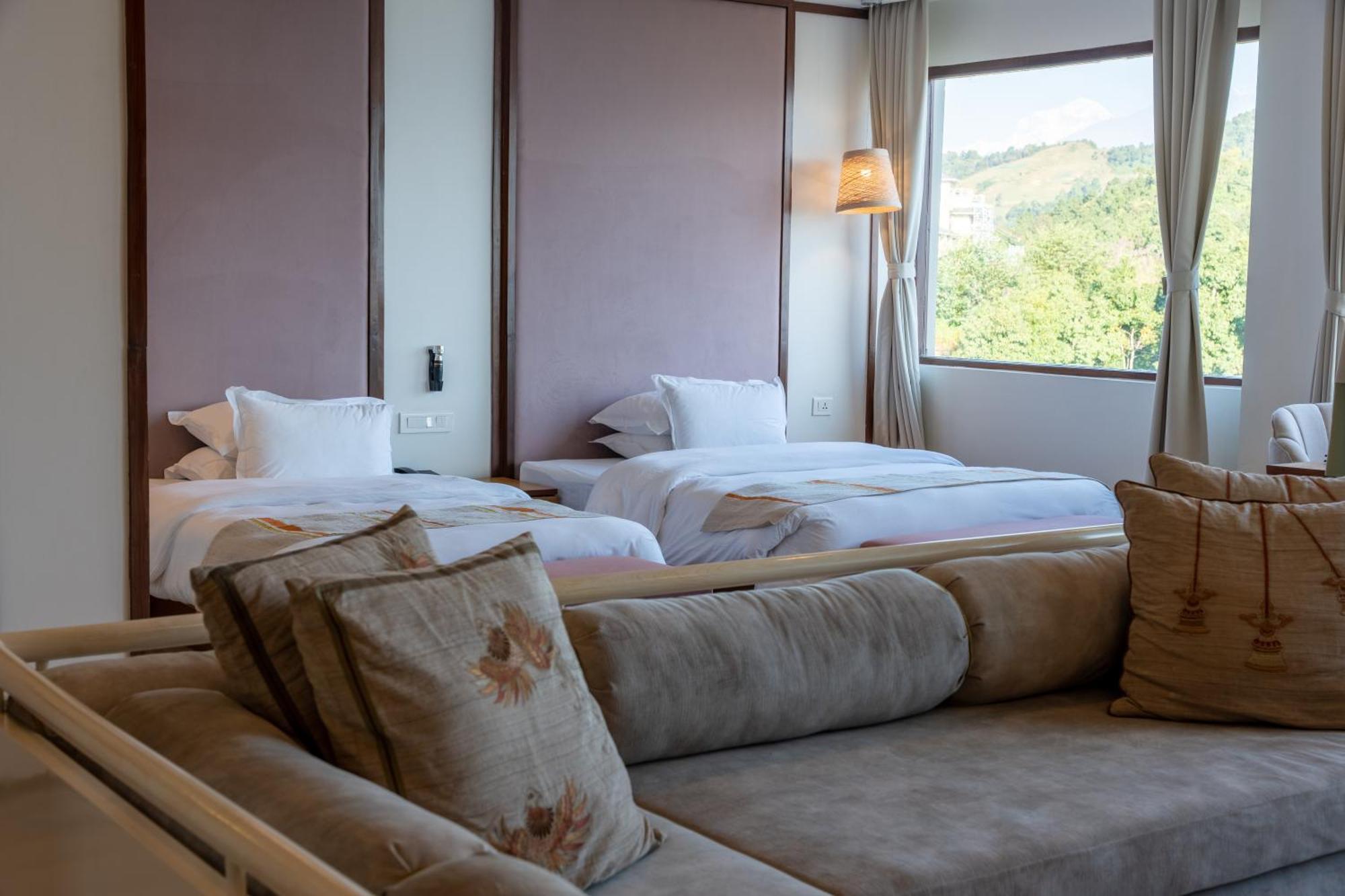 Hotel Annapurna View Sarangkot Покхара Экстерьер фото