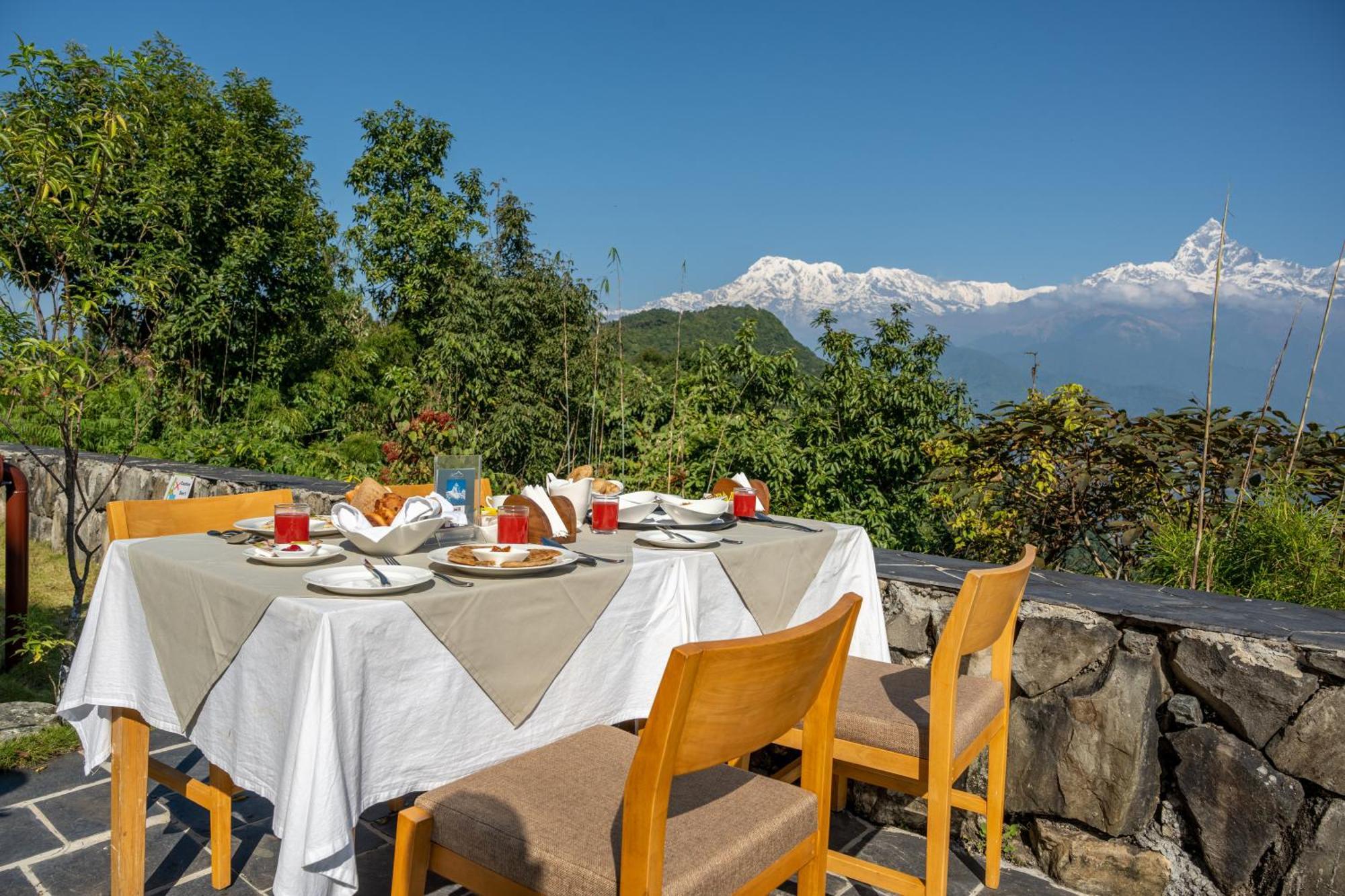 Hotel Annapurna View Sarangkot Покхара Экстерьер фото