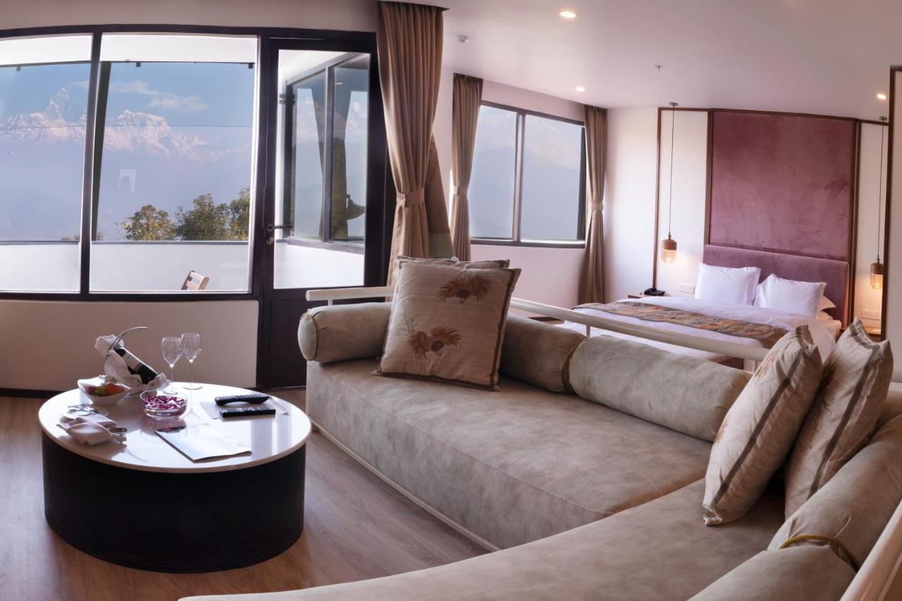 Hotel Annapurna View Sarangkot Покхара Экстерьер фото